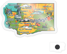 Load image into Gallery viewer, 14-10 Magnet - Washington Across America 2.0