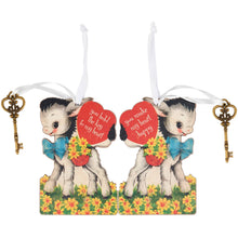 Load image into Gallery viewer, 3-7075  Key To My Heart Ornament