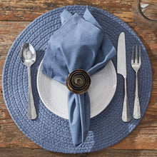Load image into Gallery viewer, 157-1113-001MR Essex Placemat Marine Blue