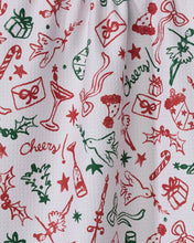Load image into Gallery viewer, 53-6074 Holiday Doodles Multi Tea Towel