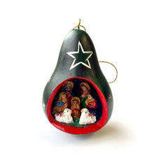Load image into Gallery viewer, 151-13 Gourd Nativity Christmas Ornament