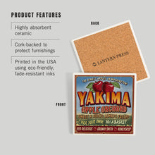 Load image into Gallery viewer, 51-535 Ceramic Coaster Yakima, Washington, Apple Orchard