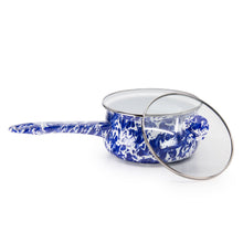 Load image into Gallery viewer, 160-19 Golden Rabbit Enamelware Swirl Sauce Pan