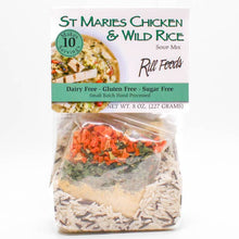 Load image into Gallery viewer, 46 Large St. Marie's Wild Rice and Chicken Soup Mix