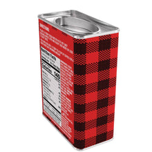 Load image into Gallery viewer, 201-81538715 Season's Greetings Red Plaid Chocolate Hot Cocoa (8oz Tins)