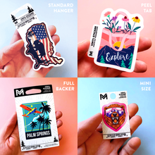 Load image into Gallery viewer, 14-8 Vinyl Sticker - Yakima WA Vintage Classic Car Badge Sticker