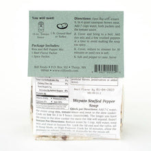 Load image into Gallery viewer, 46 Large Wapato Stuffed Pepper Soup Mix