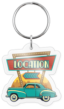 Load image into Gallery viewer, 14-5 Keychain - Vintage Classic Car Badge