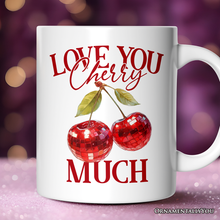 Load image into Gallery viewer, 17-242 Disco Cherry Love You Cherry Much Mug, Aesthetic Gift