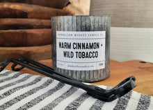 Load image into Gallery viewer, 107-1 12 oz. Rustic Galvanized Tin Candle