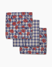 Load image into Gallery viewer, 53-2761 Forever Free Poppies Dishcloth Set