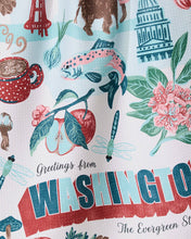Load image into Gallery viewer, 53-9138 Greetings From Washington Tea Towel