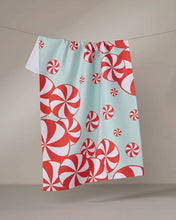 Load image into Gallery viewer, 53-5879 Peppermint Swirl Tea Towel