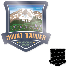 Load image into Gallery viewer, 14-9 Magnet - Mount Rainier Badge