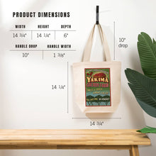 Load image into Gallery viewer, 51-05633 ORGANIC TOTE BAG Yakima, Washington, Cherries Vintage Sign