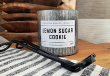 Load image into Gallery viewer, 107-1 12 oz. Rustic Galvanized Tin Candle
