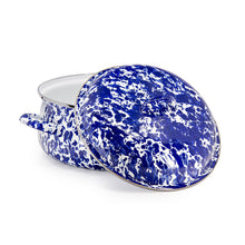 Load image into Gallery viewer, 160-31 Golden Rabbit Enamelware Swirl Dutch Oven