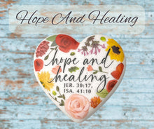 Load image into Gallery viewer, 209-40558 LCP Heart Stone Hope And Healing Red Yellow