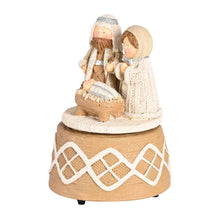 Load image into Gallery viewer, 209-33 Figurine Musical Silent Night Nativity