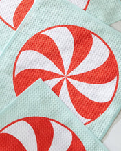 Load image into Gallery viewer, 53-5169 Peppermint Swirl Dishcloth Set