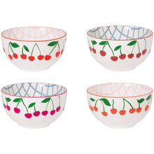 Load image into Gallery viewer, 30-3152D Very Cherry Bowls Set of 4 Assorted