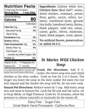 Load image into Gallery viewer, 46 Large St. Marie's Wild Rice and Chicken Soup Mix