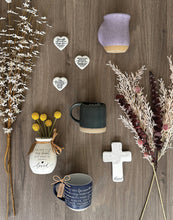 Load image into Gallery viewer, 209-26 LCP Scripture Stone Hope Heart Be Joyful - Heart Stone