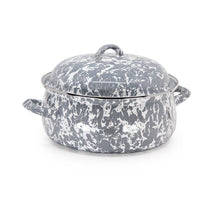 Load image into Gallery viewer, 160-31 Golden Rabbit Enamelware Swirl Dutch Oven