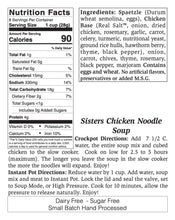 Load image into Gallery viewer, 46   Large Sisters Chicken Noodle Soup Mix