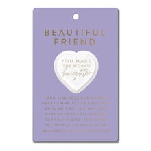 Load image into Gallery viewer, 209-54020 LCP-Kindness Heart Stone Card You Make The World