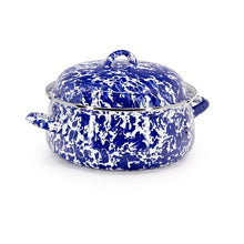 Load image into Gallery viewer, 160-31 Golden Rabbit Enamelware Swirl Dutch Oven