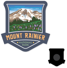 Load image into Gallery viewer, 14-9 Magnet - Mount Rainier Badge