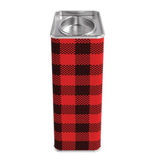 Load image into Gallery viewer, 201-81538715 Season's Greetings Red Plaid Chocolate Hot Cocoa (8oz Tins)
