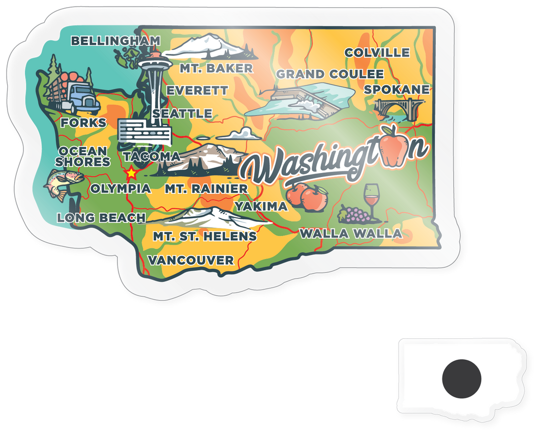 14-10 Magnet - Washington Across America 2.0