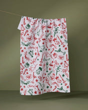Load image into Gallery viewer, 53-6074 Holiday Doodles Multi Tea Towel

