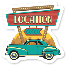 Load image into Gallery viewer, 14-8 Vinyl Sticker - Yakima WA Vintage Classic Car Badge Sticker
