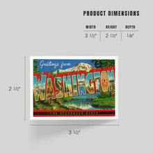 Load image into Gallery viewer, 51-624  MAGNET Greetings from Washington Evergreen State
