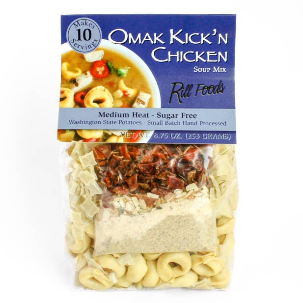 46   Large Omak Kick'n Chicken Soup Mix