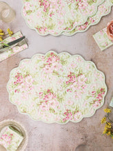 Load image into Gallery viewer, 20-1419green Apple Blossom Quilted Placemat
