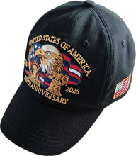 Load image into Gallery viewer, 55-4476 United States - 250th Anniversary Black Hat
