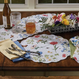 157-135-01X Wildflower Placemat-Round