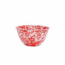 Load image into Gallery viewer, 160-D23 SALAD BOWL, LARGE RED MARBLE

