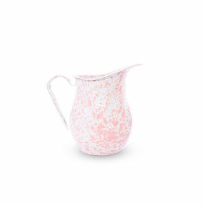 160-27 Splatter Enamelware Large Pitcher