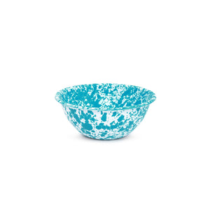 160-18   Splatter Enamelware Small Serving Bowl