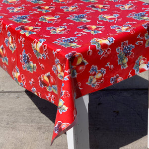 202-5 48" x 47.5" Square Pears and Apples Tablecloth