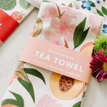 Load image into Gallery viewer, 366-6 Peach Blossom Tea Towel
