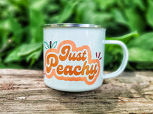 Load image into Gallery viewer, 203-1  Just Peachy Mug, Peach Coffee Mug, Peach Cup, Georgia Peach
