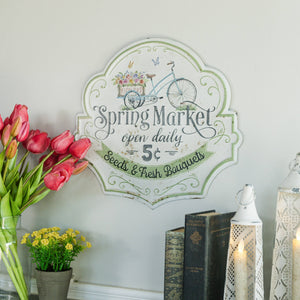 114-8230 SPRING MARKET SIGN