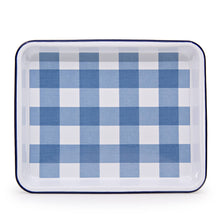 Load image into Gallery viewer, 160-190GNG Max Humphrey x CCH Gingham Enamelware Small Rectangle Tray
