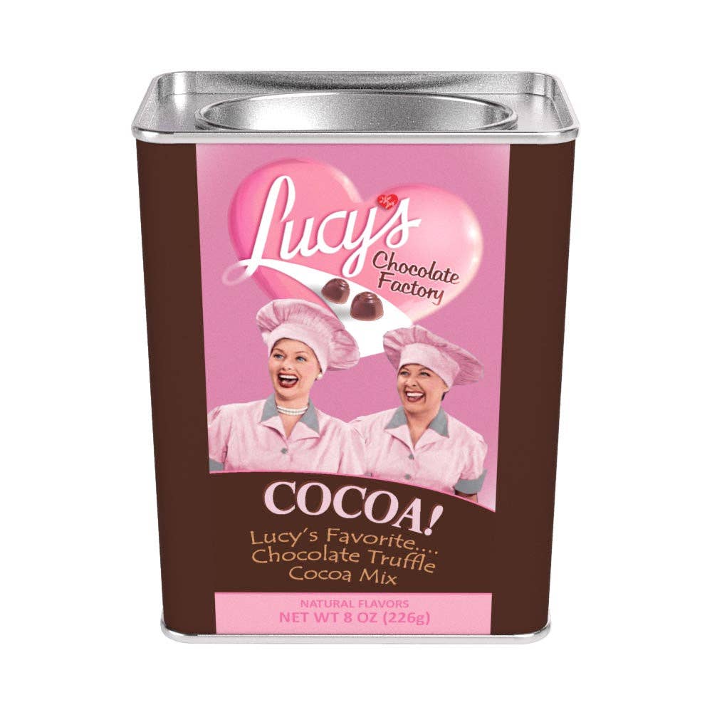 201-153 I Love Lucy© Chocolate Factory Chocolate Cocoa (8oz Tins)